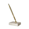 Blank Single Pen Stand (Botticino Beige)